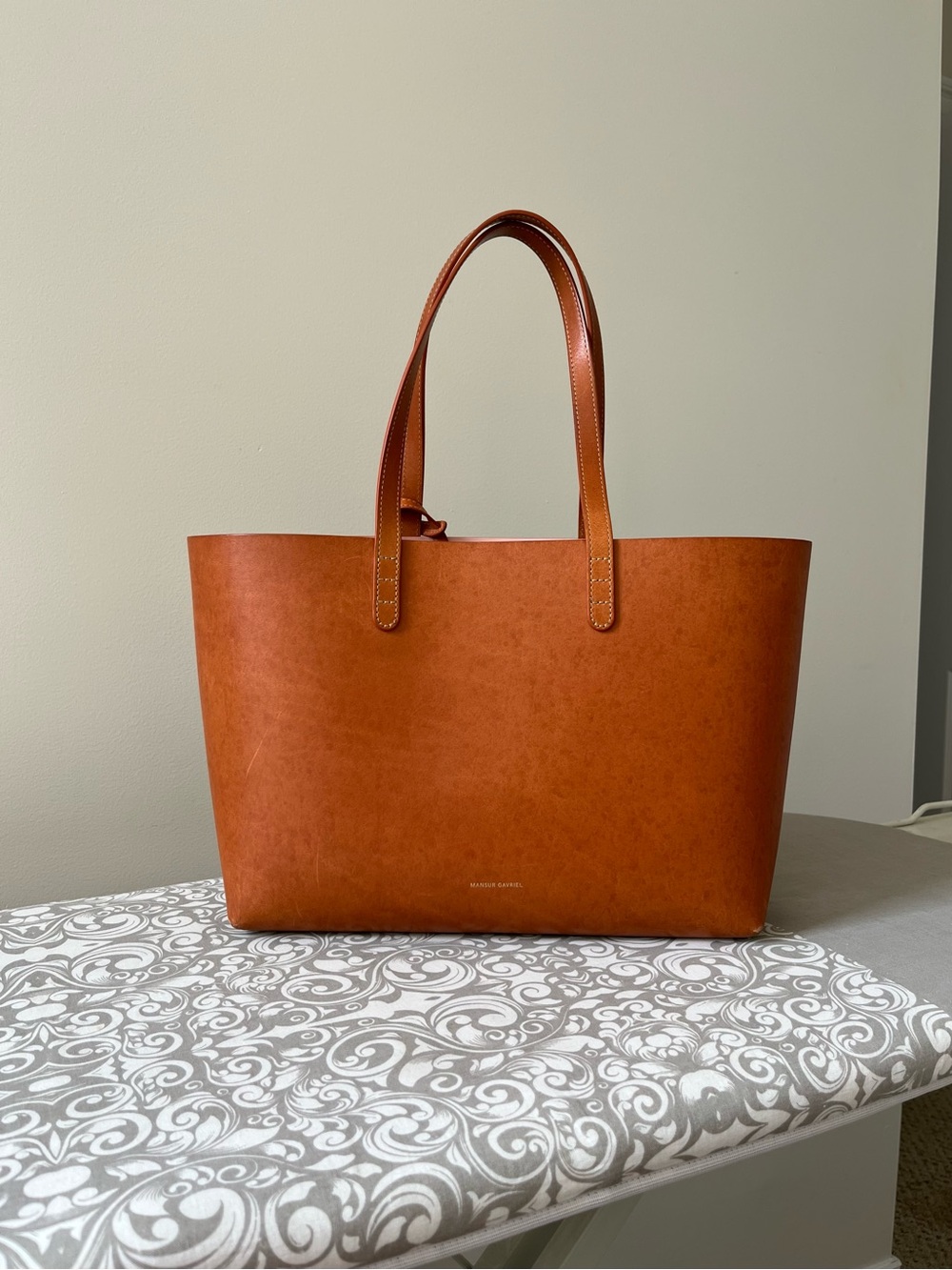 Mansur Gavriel Small Carmello Rosa Tote with Removable Pouch